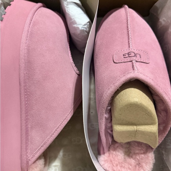 UGG Shoes - UGG Blush Pink Suede Slippers